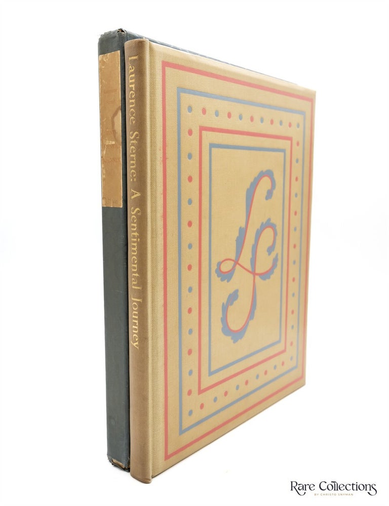 Item #10169 A Sentimental Journey through France and Italy (Signed by Book Designer Eric Gill and Illustrator Denis Tegetmeier). Lawrence Sterne.
