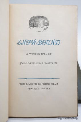 Snow-Bound (Signed by Book Designer Carl Purington Rollins)