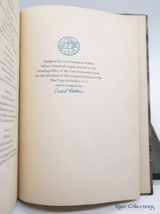 Snow-Bound (Signed by Book Designer Carl Purington Rollins)