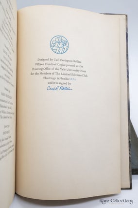 Snow-Bound (Signed by Book Designer Carl Purington Rollins)