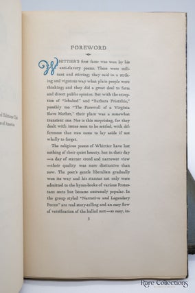 Snow-Bound (Signed by Book Designer Carl Purington Rollins)