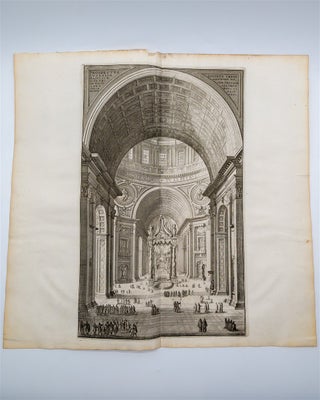 Item #1507 St. Peter's Basilica Interior. Francois Desseine