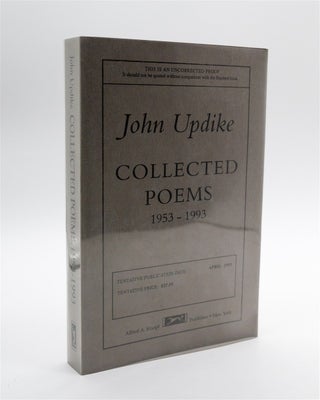 Item #1572 Collected Poems 1953-1993 (Signed). John Updike