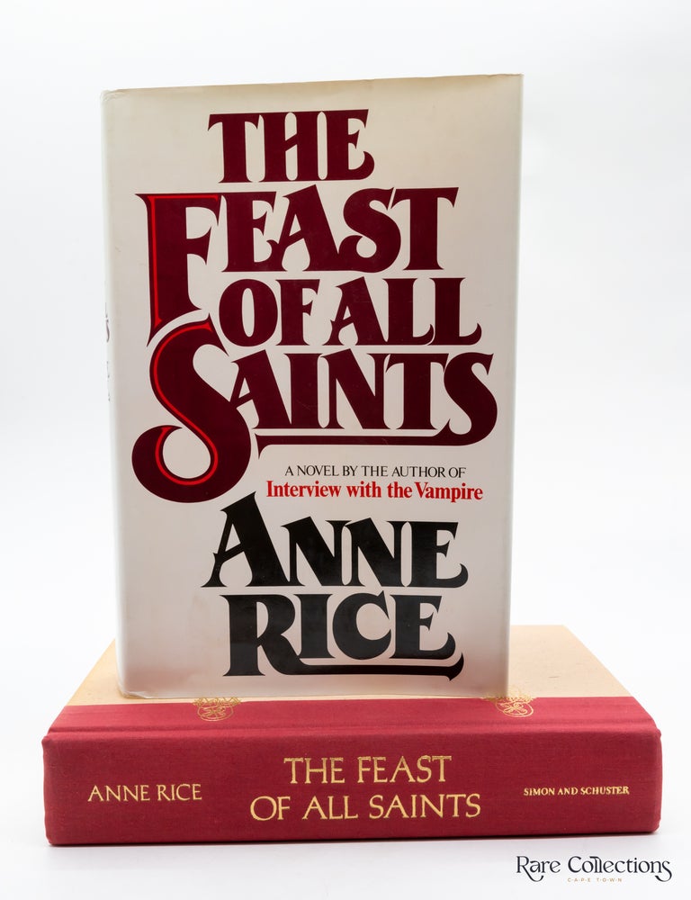 Item #2102 The Feast of all Saints (Signed Bookplate). Anne Rice.