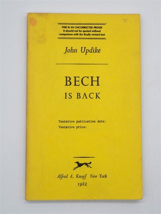 Bech is Back (Including Uncorrected Proof)