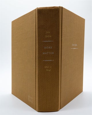 More Matter: Essays & Criticism