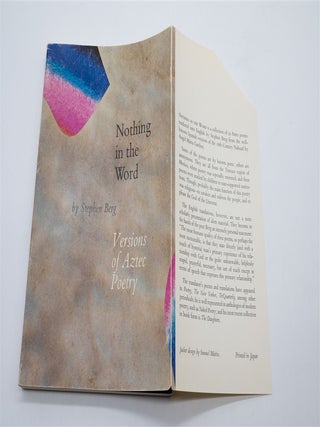 Crow with No Mouth, the Steel Cricket, in It, Oblivion, Singular Voices and Nothing in the Word (Six Signed Softcover Books)
