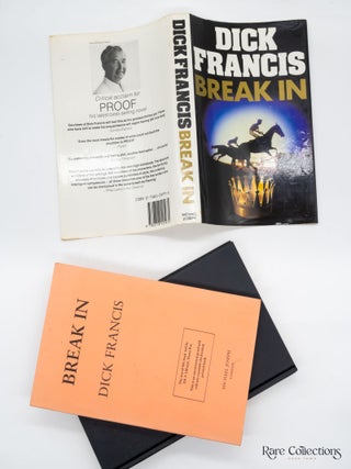 Break in - Signed Copy + Unsigned Uncorrected Proof