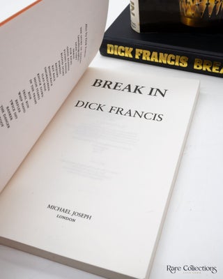 Break in - Signed Copy + Unsigned Uncorrected Proof