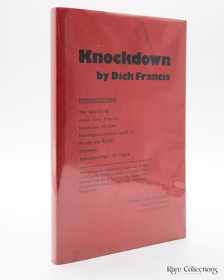 Item #2751 Knockdown - Uncorrected Proof. Dick Francis