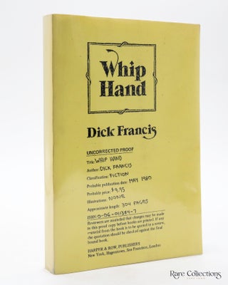 Item #2754 Whip Hand (Uncorrected Proof). Dick Francis