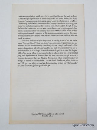 Appointment in Samarra: a New Introduction
