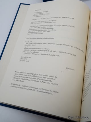 John Updike: a Bibliography of Primary and Secondary Materials 1948 - 2007