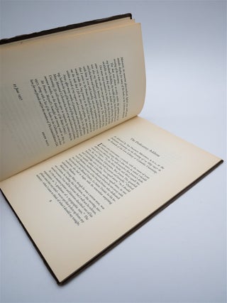 Address by Sir Frances Meynell At the Dedicationn of the George Macy Memorial Collection of Books Published by the Limited Editions Club, with a List of the Titles