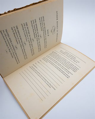 A Prospectus of the Fine Books to be Published by the Limited Editions Club in the Twenty-Fourth Series 1955