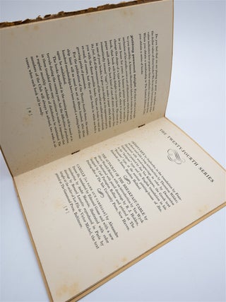 A Prospectus of the Fine Books to be Published by the Limited Editions Club in the Twenty-Fourth Series 1955