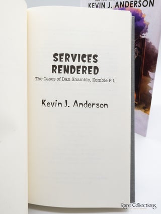 Services Rendered - the Cases of Dan Shamble Zombie PI