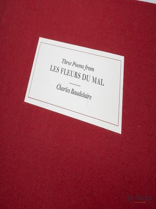 Three Poems from Les Fleurs Du Mal (Signed by Henri Cartier-Bresson)