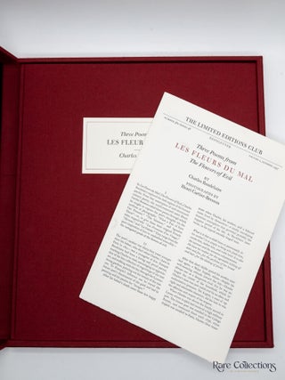 Three Poems from Les Fleurs Du Mal (Signed by Henri Cartier-Bresson)