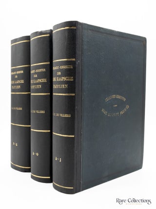 Geslacht-Register der Oude Kaapsche Familien. Christoffel Coetzee De Villers.