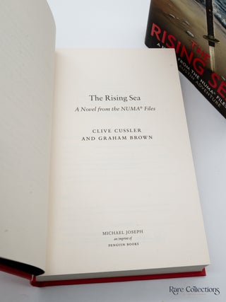 The Rising Sea (#15 Numa Files) - Double-Signed UK 1st Edition