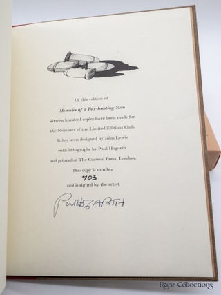 Memoirs of a Fox-Hunting Man (Signed by the illustrator)
