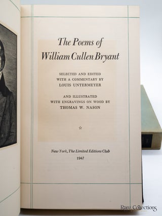 The Poems of William Cullen Bryant (Signed by Thomas W. Nason)