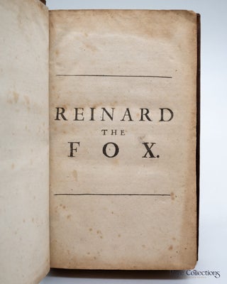 The Crafty Courtier: or the Fable of Reinard the Fox Newly done into English Verse from the Ancient Latin Iambics of Hartm. Schopperus, and by him dedicated to Maximillian then Emperor of Germany