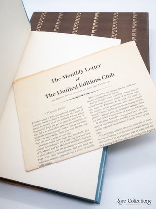 Penguin Island (Signed by the Illustrator Malcolm Cameron) Monthly letter and Shipping note laid in