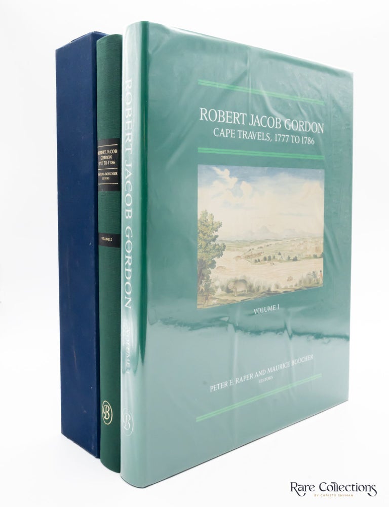 Item #29796 Robert Jacob Gordon Cape Travels, 1777 to 1789. Peter E. Raper, Maurice Boucher.