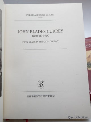 John Blades Currey 1850 - 1900