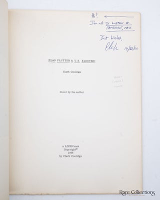 Flag Flutter & U.S. Electric (Signed by Author)