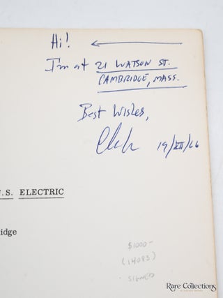 Flag Flutter & U.S. Electric (Signed by Author)