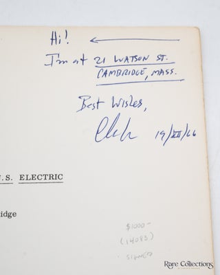 Flag Flutter & U.S. Electric (Signed by Author)