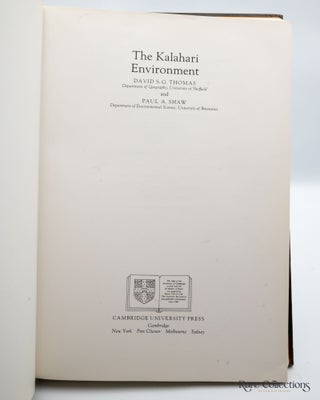 The Kalahari Environment