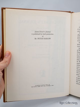 James Ewart's Journal Covering his Stay at the Cape of Good Hope & His Part in the Expedition to Florida and New Orleans