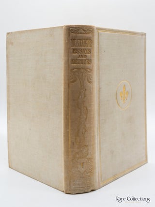 Essays of Montaigne To which are added some account of the life of Montaigne, notes, a translation of all the letters known to be extant and an enlarged index