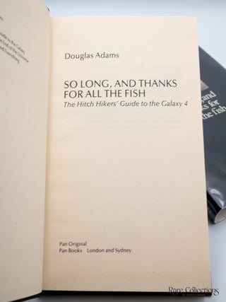 So Long and Thanks for all the Fish (Limited Edition)