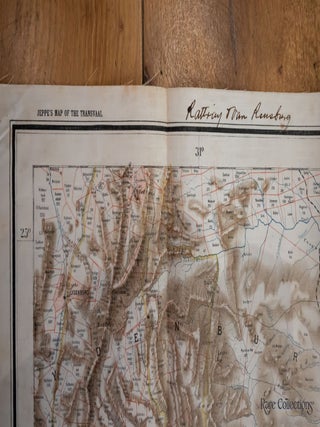 Jeppe's Map of the Transvaal or S.A. Republic and Surrounding Territories