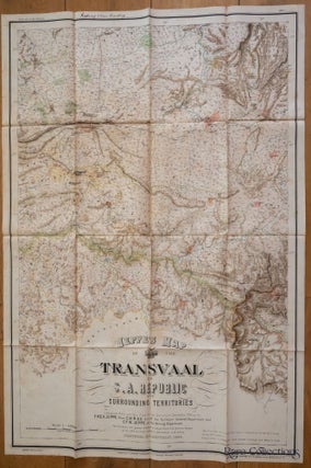 Jeppe's Map of the Transvaal or S.A. Republic and Surrounding Territories