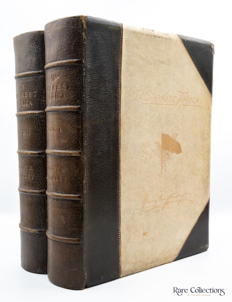 Item #30132 In Darkest Africa or the quest, rescue and retreat of Emin Governor of Equatoria (Deluxe Edition #15 of 250 Signed Copies). Henry M. Stanley.