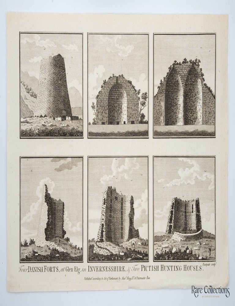 Item #30221 Four Danish Forts at Glen Elg in Invernesshire & two Pictish Hunting Houses