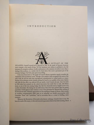 An Outcast of the Islands (With original Monthy Letter and Delivery Note