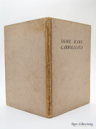 Some Rare Carrolliana