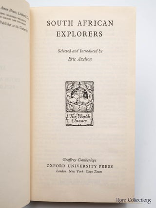 South African Explorers (Presentation Copy)