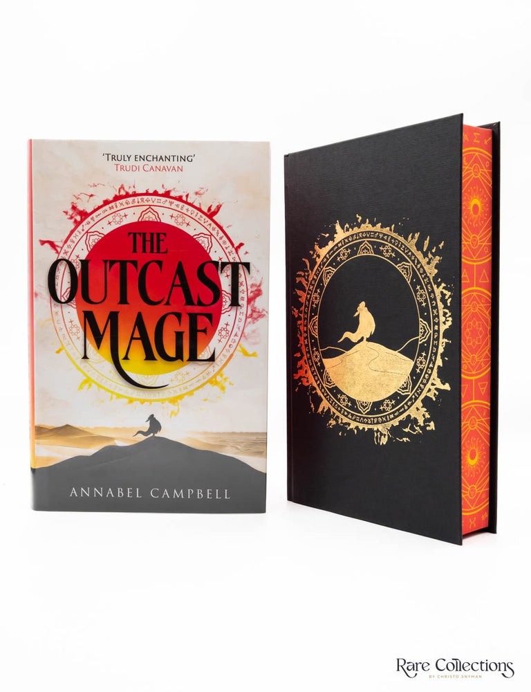 Item #30514 The Outcast Mage (#1 The Shattered Lands - Signed and Numbered Edition). Annabel Campbell.