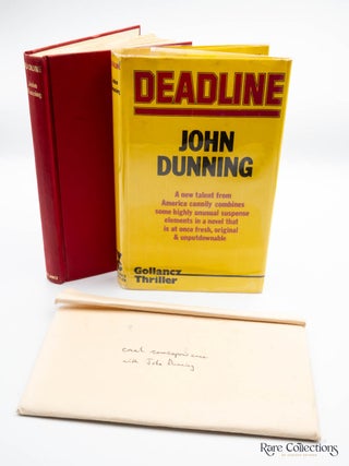 Deadline (Very Scarce Signed Copy - Ex-Lib. John Dunning.