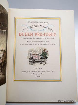At the Sign of the Queen Pedauque (Signed by Sylvain Sauvage)