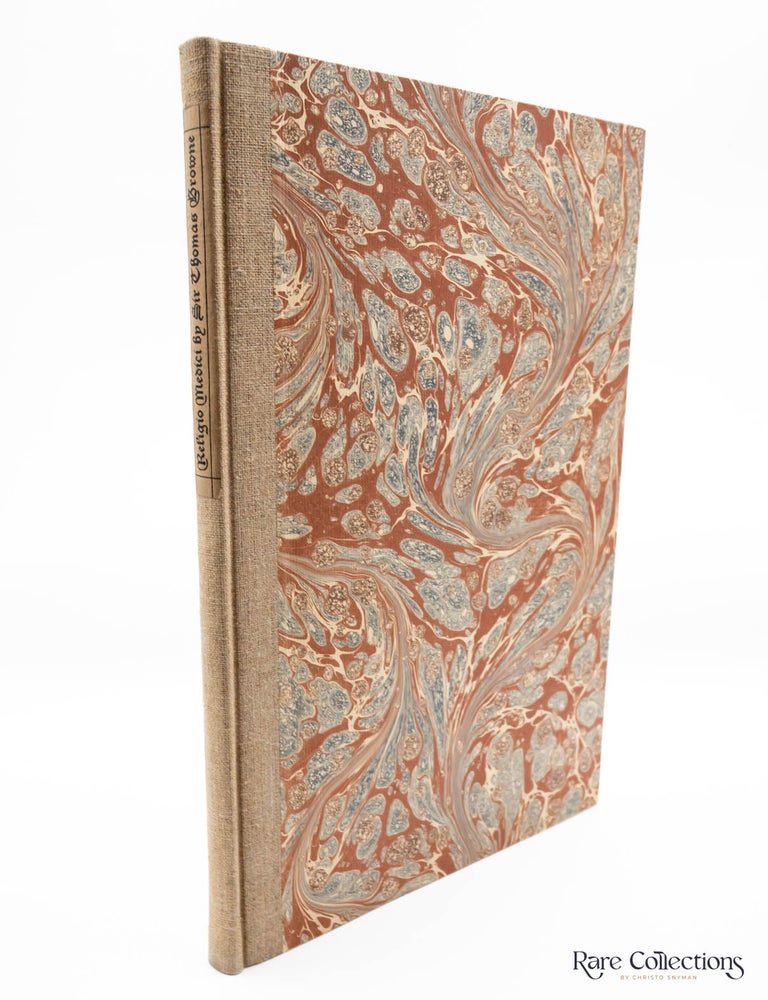Item #30810 Religio Medici - Signed by Dolph Henry Murnik. Sir Thomas Browne.