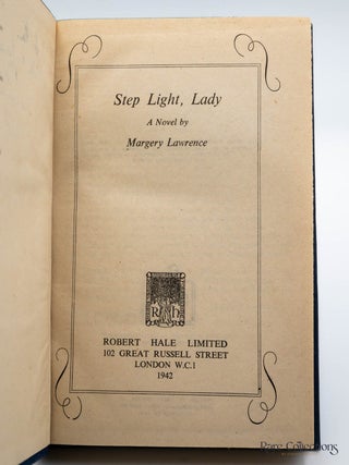 Step Light, Lady (Author's Copy)